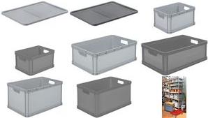 Immagine prodotto keeeper Contenitore ""robert"", 45 litri, grigio nordico capacità di carico: 30 kg, sicuro per gli (45 l)