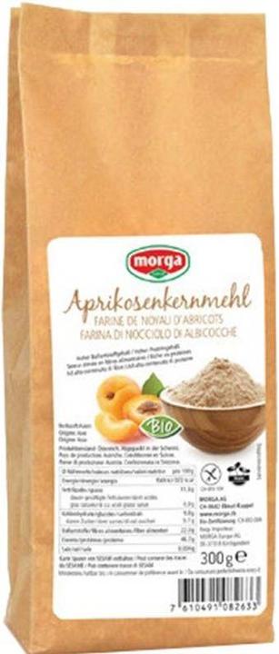 Immagine prodotto Morga Farina di nocciolo di albicocca biologica senza glutine (300 g)