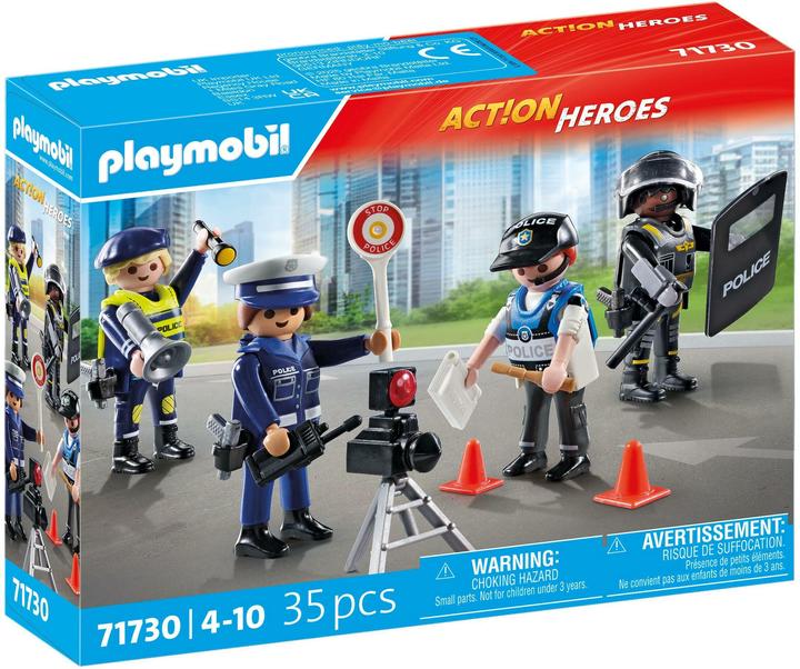 Actual product image Playmobil Police figure set (71730, Playmobil Action Heroes)