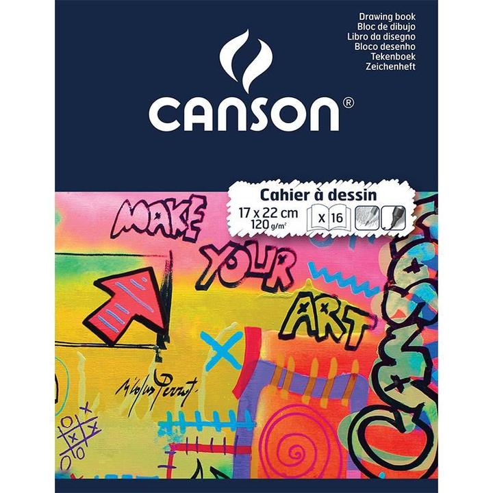 Image du produit Canson Cahier à dessin, vierge, 125 g/qm, 240 x 320 mm (240 x 320 mm)