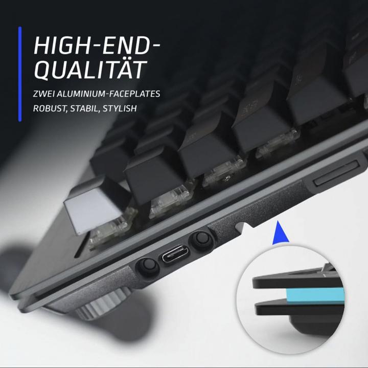 Produktbild Mountain Everest Core TKL Tastatur - MX Brown, ISO, DE-Layout (DE, Kabelgebunden)