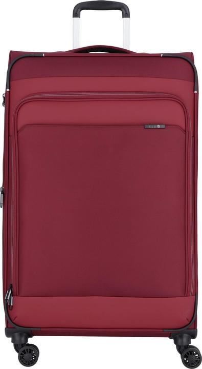 D&N Travel Line 9504 4 Rollen Trolley L 76 cm mit Dehnfalte (102 l, L (90 - 115l))