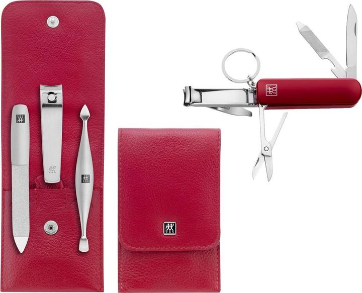 Actual product image Zwilling TWINOX pocket case red, 3 pcs.