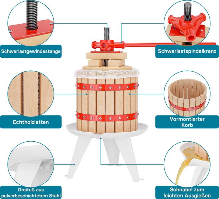 Actual product image Wiltec Fruit press