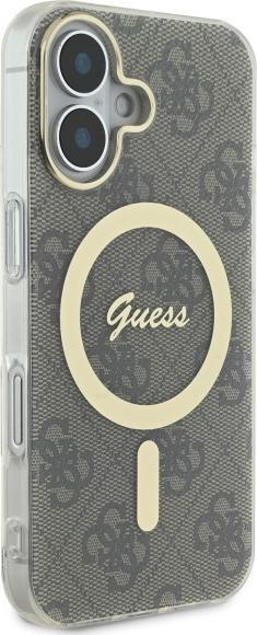 Produktbild Guess GUHMP16SH4STW iPhone 16 6.1" brązowy/brown hardcase IML 4G MagSafe (Apple iPhone 16)