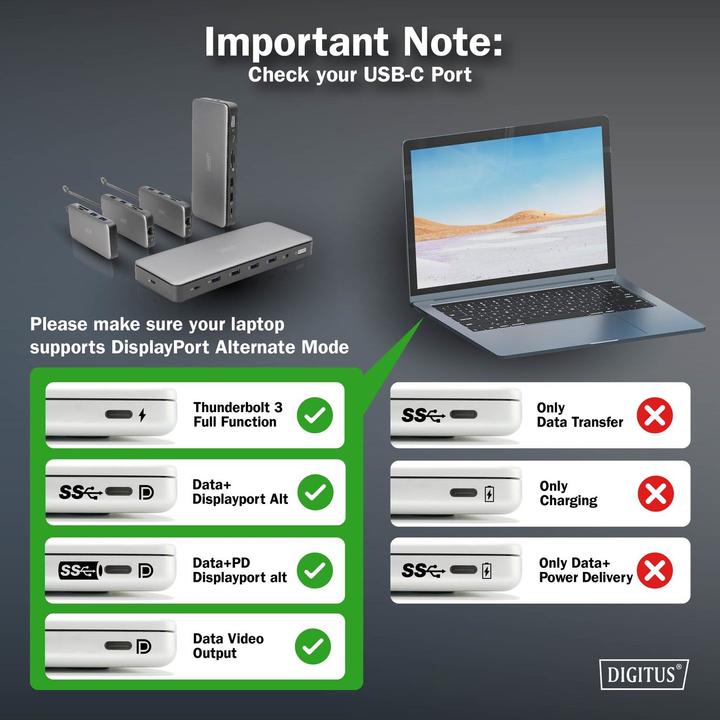 Produktbild Digitus USB-C Docking Station, 13-Port (USB-C, 13 Ports)