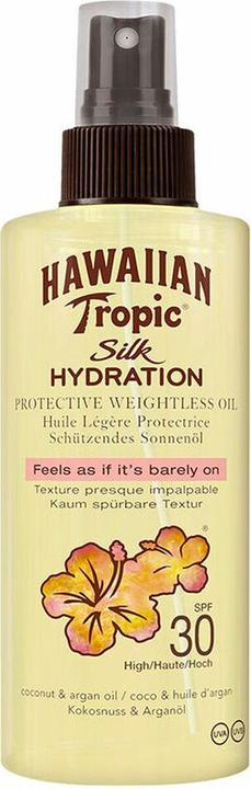 Hawaiian Tropic Olio secco idratante Silk Mist SPF 30 150ml (Spray solare, SPF 30, 150 ml)