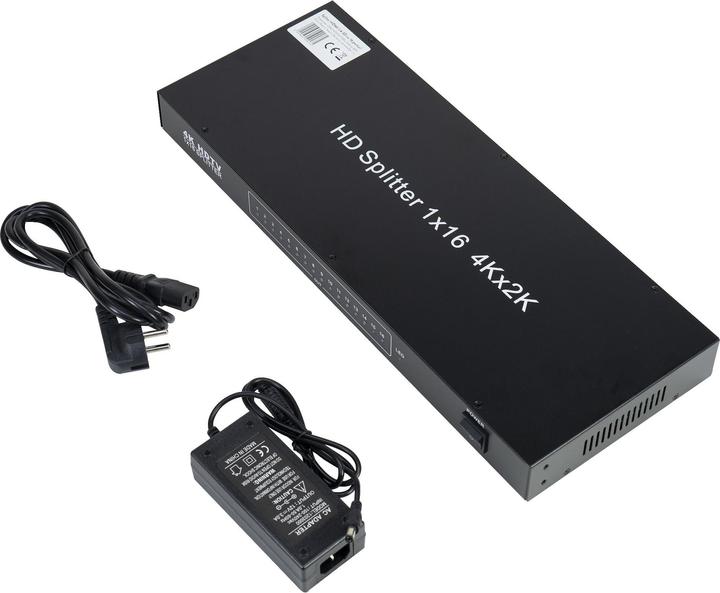 Produktbild PNI HDMI 1.4 3D-Splitter mit 16 UltraHD 4Kx2K-Anschlüssen