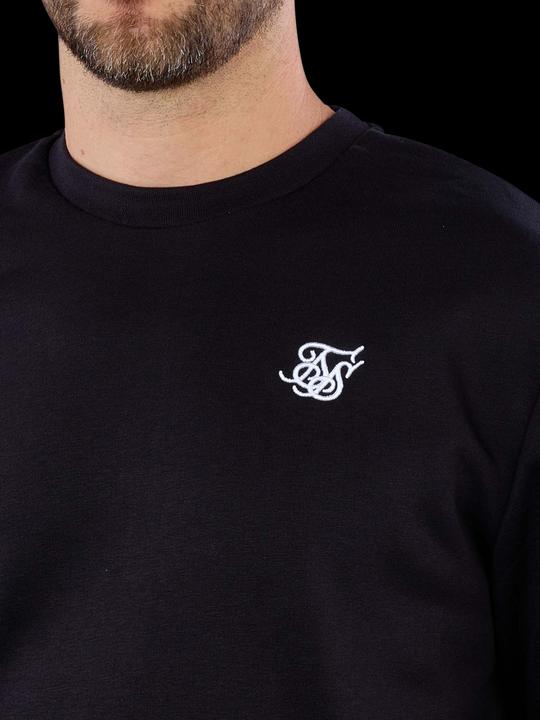 Actual product image Siksilk Sweatshirts Black Essential Sweatshirt (XL)
