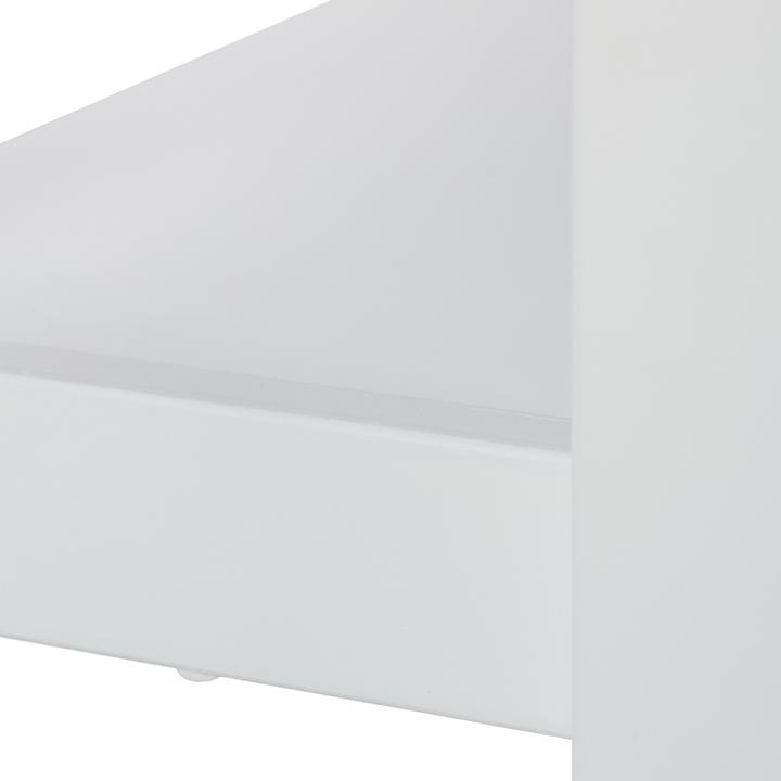 Image du produit Relaxdays Bureau d'angle, blanc (107 x 72 x 76 cm)