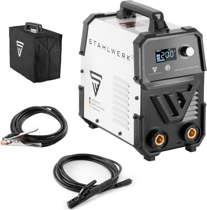 Stahlwerk Welding machine ARC 200 Synergic Pro MMA Lift TIG IGBT Inverter 200 A