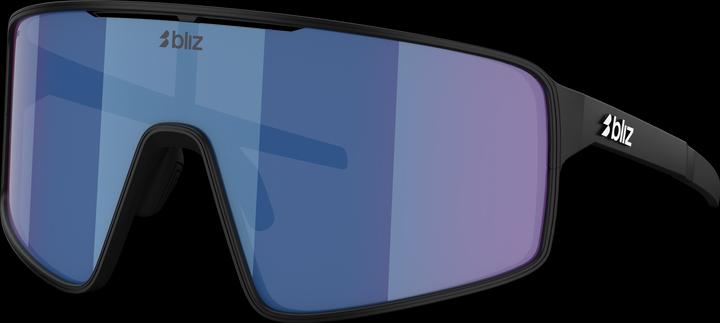 Image du produit Bliz P001 (Grey w Blue Mirror, Noir mat, Grey with Blue Mirror Cat. 3)