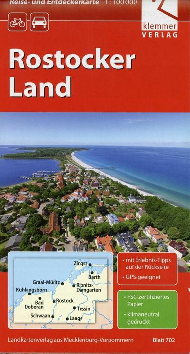 Immagine prodotto Reise- und Entdeckerkarte Rostocker Land