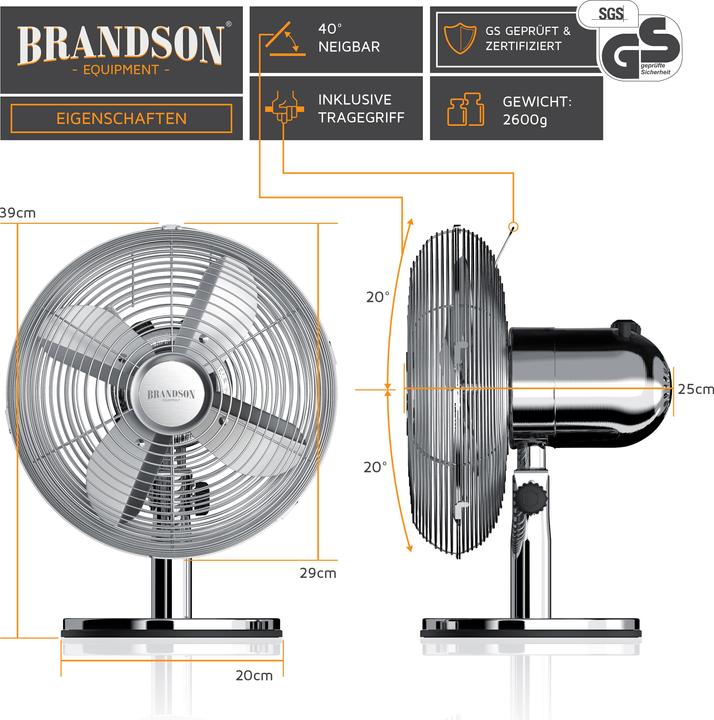 Actual product image Brandson 303056 (50 dB)