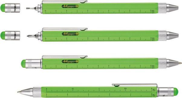 Image du produit Troika CONSTRUCTION PEN Stylo-bille multifonction, vert métallique (Vert néon)