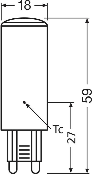 Actual product image Osram Pin (G9, 4.80 W, 600 lm, 1 x, E)