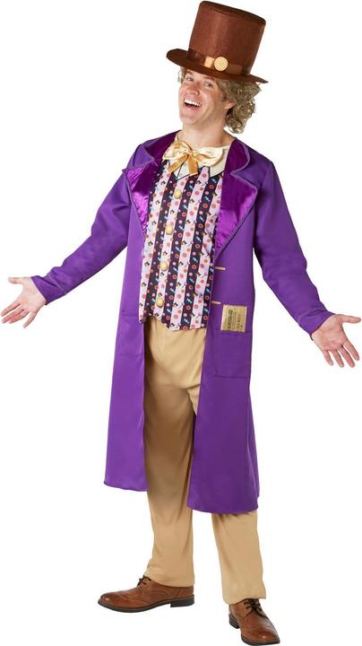 Actual product image Willy Wonka & the Chocolate Factory Mens Deluxe Costume (XL)
