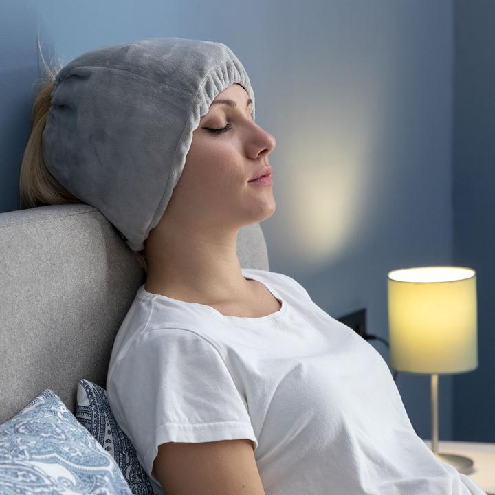 Produktbild InnovaGoods Hawfron Migraines and Relaxation Gel Hat Grey