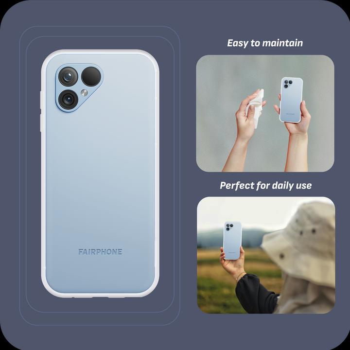 Actual product image Cazy Silicone Case Compatible with Fairphone 5 - Soft TPU Protection - Transparent (Fairphone 5)