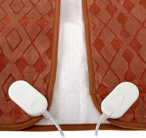 Actual product image Camry CR 7436 Electric Heating Blanket with Timer, Super Soft Fleece, 150x160cm