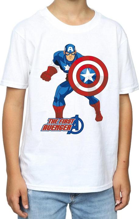 Image du produit Captain America - T-shirt THE FIRST AVENGER - Garçon (140, 146)