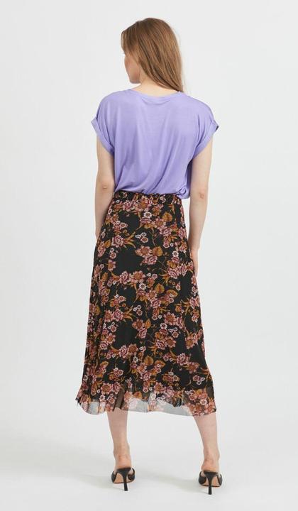 Actual product image Vila Round neckline top with short sleeves (34)