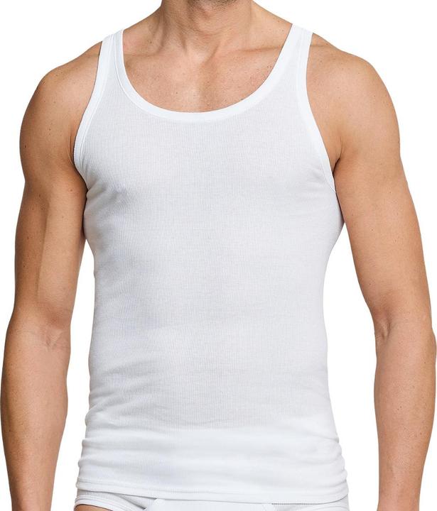Produktbild Schiesser 4er Pack Cotton Essentials Doppelripp Unterhemd (M)