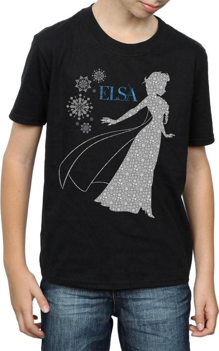 Immagine prodotto Disney Frozen Elsa Christmas Silhouette Maglietta Ragazzi (152, 158)