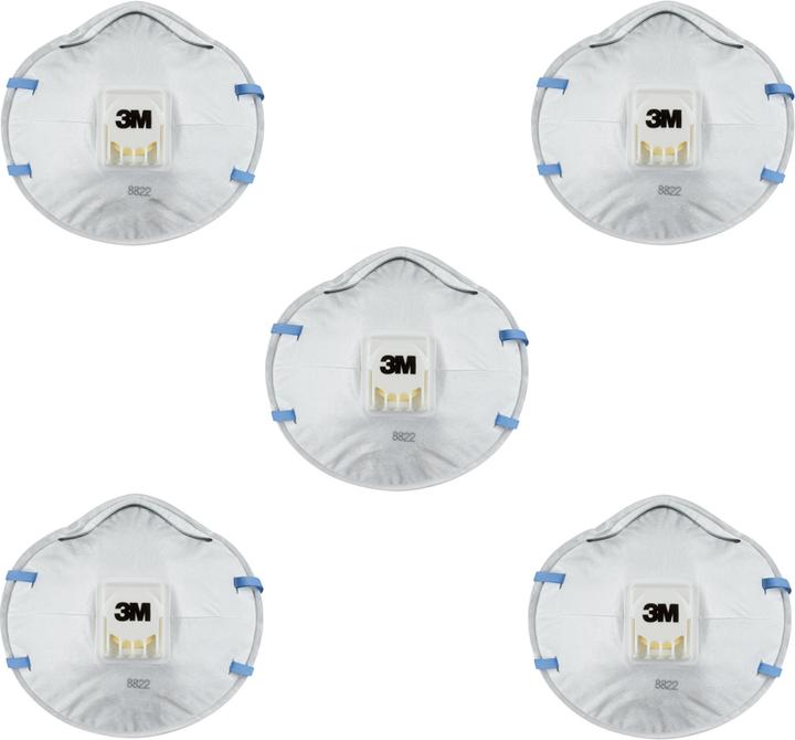 Produktbild 3M Partikelmaske 8822 PRO5 (FFP2, 5 x)