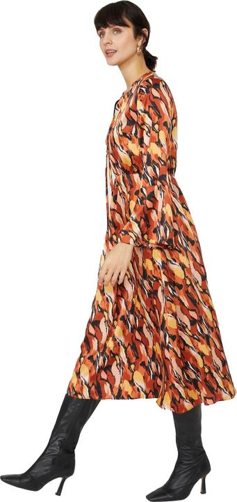Actual product image Principles Womens/Ladies Printed Tie Neck Midi Dress (46 D)