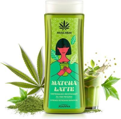 Image du produit Joanna Gel douche extrêmement rafraîchissant Gel douche hydratant Parfum aromatique Matcha Latte Doux pour (300 ml)