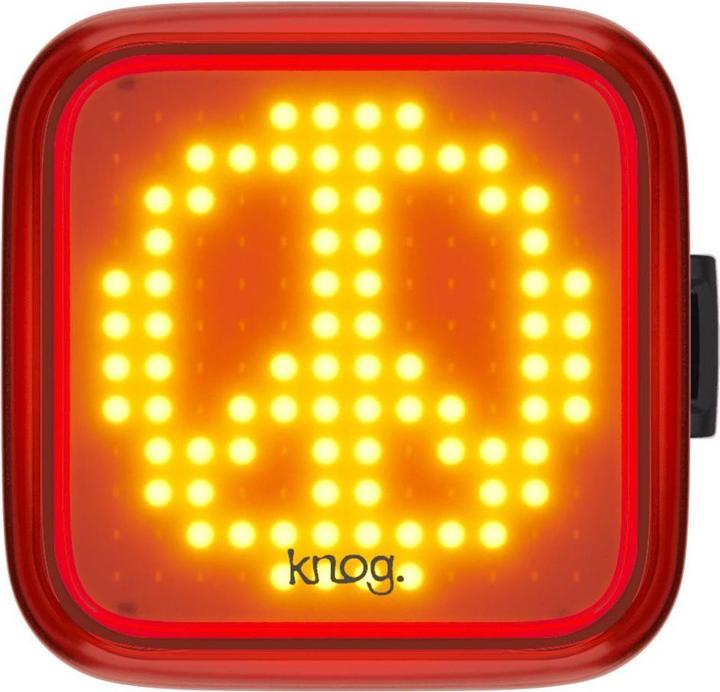 Image du produit knog. Blinder Ripper Light, red LED, Peace, black (100 lumens) (100 lm)