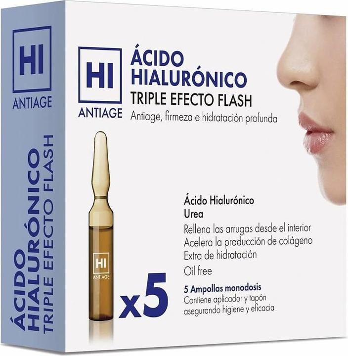 Image du produit Avance Cosmetic Hi Triple Effect Flash Ampoules anti-âge aux acides hyaluroniques - Pack de 5 (20 ml)