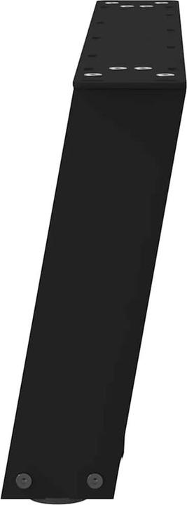 Actual product image VidaXL Coffee table legs U-shape 2 pcs. black 70x(30-31) cm steel table leg