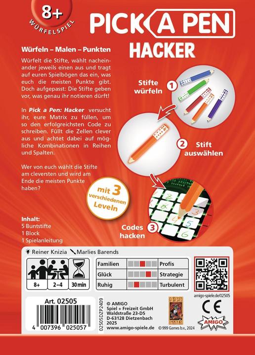 Actual product image Amigo Pick a Pen Hacker, d (German)