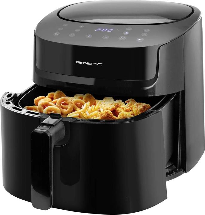 Actual product image Emerio Hot Air Fryer, Smart Fryer, 7,2L,black,Cool t