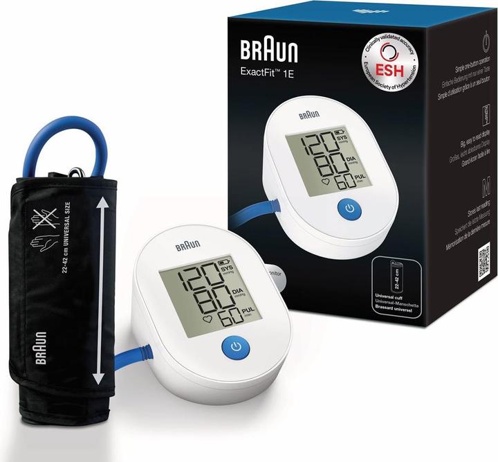 Produktbild Braun ExactFit Blutdruckmessgerät 1E (1 Stk) (Blutdruckmessgerät Oberarm)