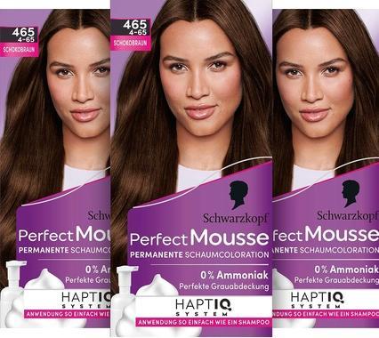 Actual product image Schwarzkopf Perfect Mousse Perfect Mousse (465 Chocolate brown)