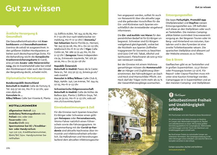 Produktbild Camper Guide Nordspanien: Atlantikküste & Pyrenäen (Deutsch, Jan Marot, 2022)