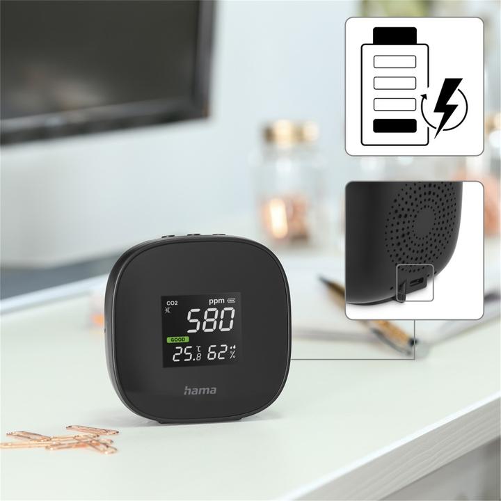 Image du produit Hama Le compteur de qualité de l'air est sûr