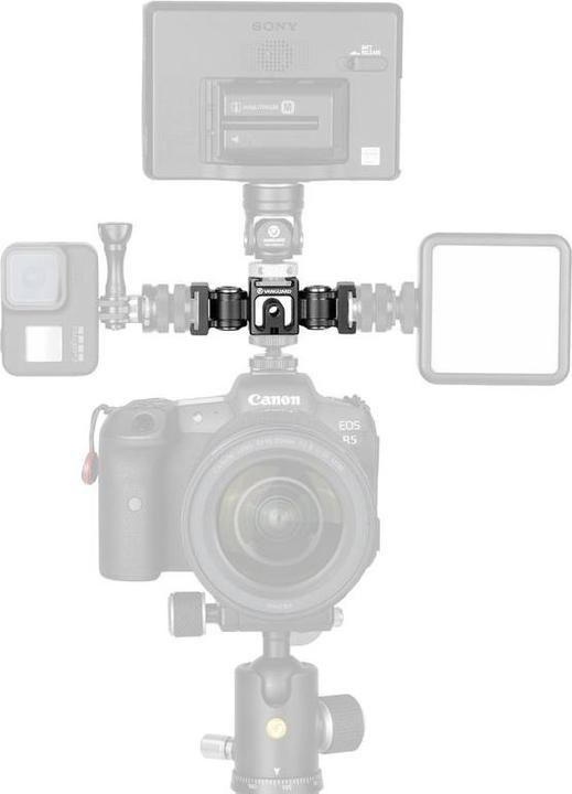 Actual product image Vanguard VEO CSMM3 Expandable Triple Cold Shoe Holder (Metal)