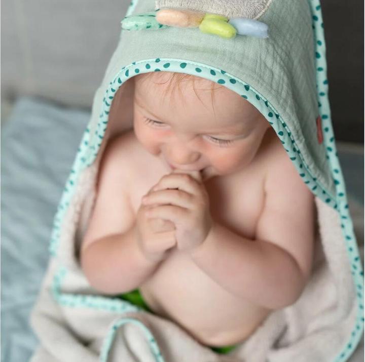 Image du produit Fehn Linge à capuche pour bébé Pieuvre