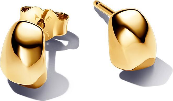 Pandora Organisch Geformte Ohrringe (Metall vergoldet in 14 K)