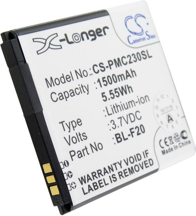 Actual product image AccuCell Battery for PHICOMM C230, C230V, C230W, Clue, i300, i360, i600, i600w, i700V, i700w, K528