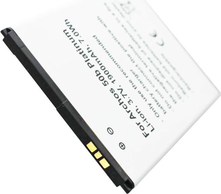 Actual product image AccuCell Battery for Archos AC50BPL Battery Archos 50b Platinum