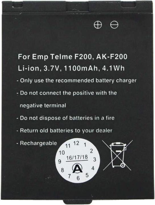 Produktbild AccuCell Akku für Emporia AK-F200, Emporia Flip Telme F210