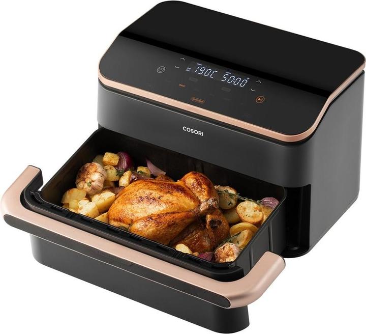 Productafbeelding Cosori Twinfry Airfryer - XXL heteluchtfriteuse 10 liter - 2 maaltijden tegelijk bereiden byDivider- 6