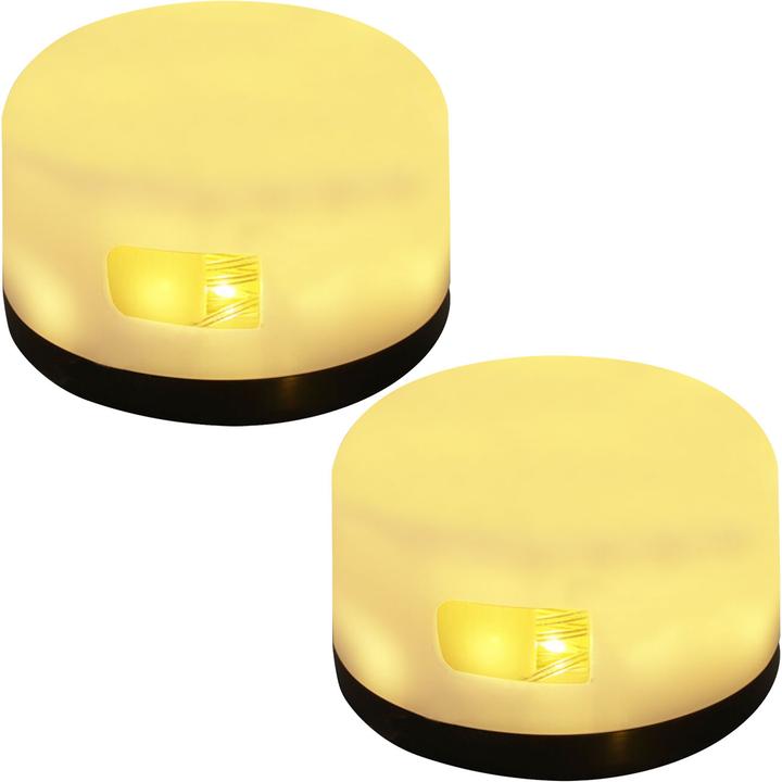 Produktbild ProWorld 2er-Set 2in1-Akku-Campingleuchte mit 10m Lichterkette, 7 Lichtmodi, 100 LEDs