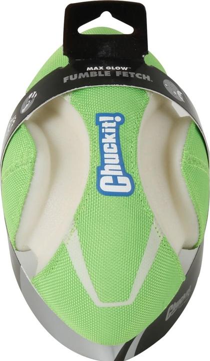 Immagine prodotto Chuckit! Palla ChuckIt Fumble Fetch Max Glow per cane 15 cm (Palla giocattolo per cani)