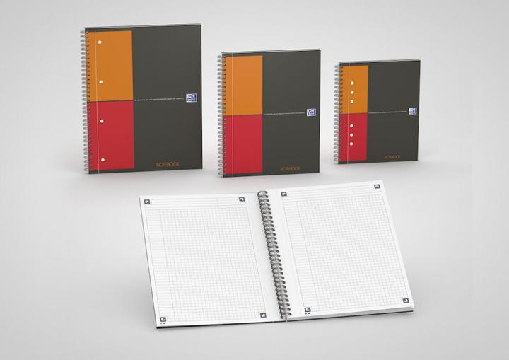 Actual product image Oxford International Notebook (B5, Checked, Soft cover)